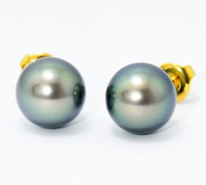 ミキモト ピアス・イヤリング 黒蝶真珠 買取 ｜パール:約9.8mm / 総重量:約3.6gを高価買取しました。