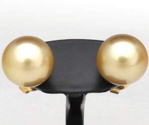 ミキモト ピアス・イヤリング ゴールデンパール 買取 ｜約10.5mm 4.3gを高価買取しました。