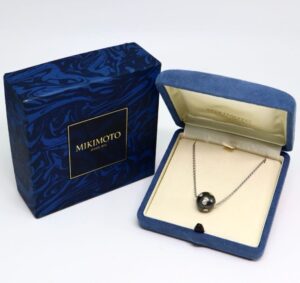 ミキモト 黒蝶真珠 神奈川 買取 ｜ネックレス 約13.25mmを高価買取しました。