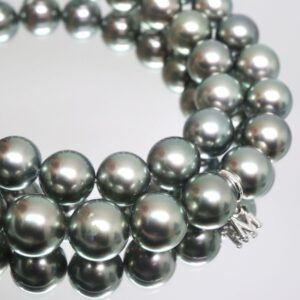 ミキモト 黒蝶真珠 銀座 買取 ｜ネックレス 約8.0～10.0mmを高価買取しました。