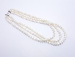 ミキモト 花珠真珠 神戸 買取 ｜ネックレス 6～6.4mmを高価買取しました。