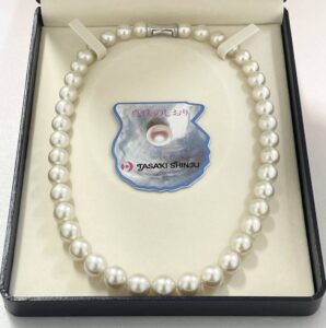 タサキ（田崎） 白蝶真珠 神奈川 買取 ｜ネックレス 約10.01〜11.92mmを高価買取しました。