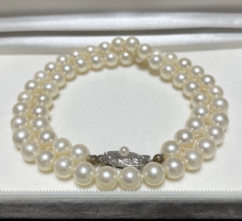 タサキ（田崎） 花珠真珠 神奈川 買取 ｜ネックレス 約7.0～7.5mmを高価買取しました。
