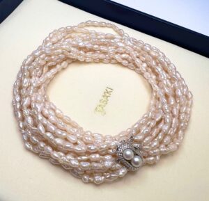 タサキ（田崎） ケシ真珠 銀座 買取 ｜ネックレス 3.5mmを高価買取しました。