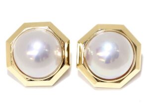 ミキモト ピアス・イヤリング マベ真珠 買取 ｜約14.6mm 約12.3gを高価買取しました。