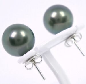 タサキ（田崎） ピアス・イヤリング 黒蝶真珠 買取 ｜約11ｍｍ 約4.5gを高価買取しました。