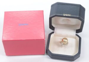 タサキ（田崎） 指輪 ゴールデンパール 買取 ｜約13mm 9.1gを高価買取しました。
