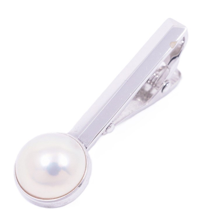 タサキ（田崎） ネクタイピン マベ真珠 買取 ｜14.8mm 約9.3gを高価買取しました。