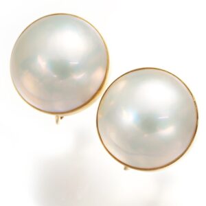 タサキ（田崎） ピアス・イヤリング マベ真珠 買取 ｜約13.4mm 4.7gを高価買取しました。