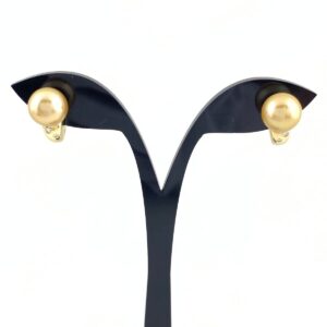 ダイヤ イヤリング 買取価格｜真珠[タサキ TASAKI パール デザインイヤリング YG イエローゴールド メレダイヤ 真珠 イヤリング K18]を買取しました。【真珠買取リパール】