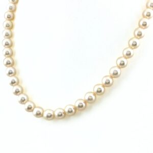 真珠のネックレス 買取相場 ｜アコヤ真珠[タサキ TASAKI パール デザインネックレス silver 真珠 シルバー ネックレス SV パール レディース]を買取しました。【真珠買取リパール】