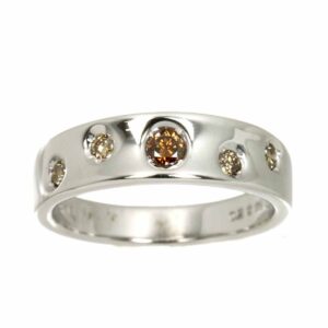 ブラウン ダイヤ 買取 価格 ｜ダイヤモンド[ミキモト MIKIMOTO 15号 リング ダイヤ 0.22ct K18 WG ホワイトゴールド 750]を買取しました。【真珠買取リパール】