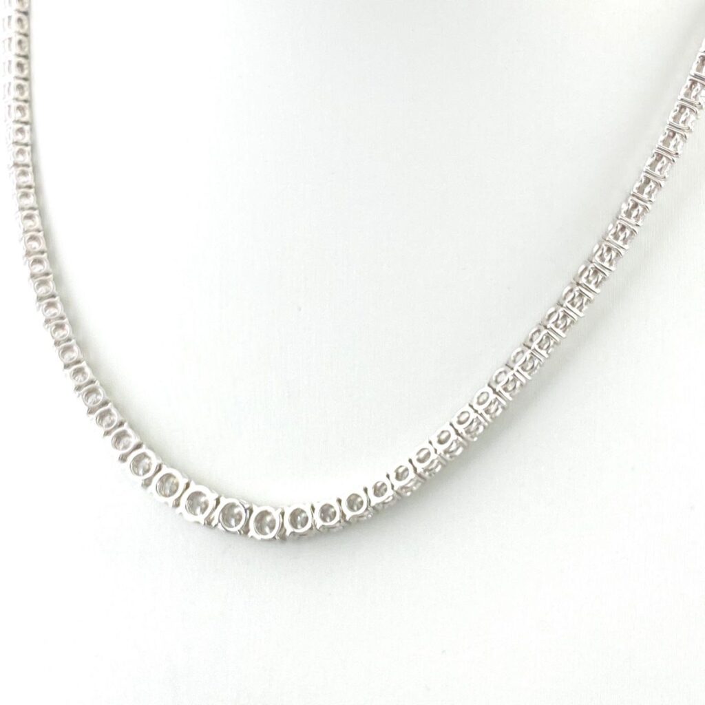 ダイヤモンドネックレス 買取 ｜ダイヤモンド[メレダイヤ デザインネックレス プラチナ ペンダント ネックレス Pt950 Pt850]を買取しました。【真珠買取リパール】