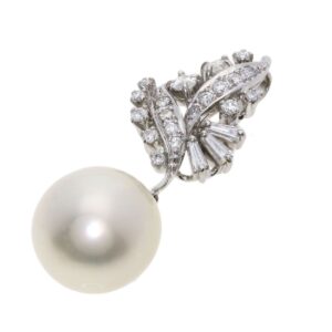 ダイヤネックレス 買取 ｜アコヤ真珠[MIKIMOTO ミキモト パール 真珠 ダイヤモンド ペンダントトップ PT900]を買取しました。【真珠買取リパール】