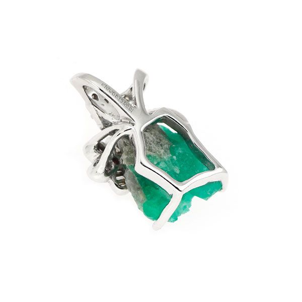 k18wg 相場 1g 今日 ｜ダイヤモンド[K18WG エメラルド ルビー ダイヤモンド ペンダントトップ R0.01ct D0.13ct]を買取しました。【真珠買取リパール】