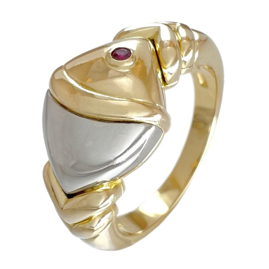 ブルガリ ルビー リング ｜ルビー[BVLGARI リング ナチュラリア 750・K18YG/WG]を買取しました。【真珠買取リパール】