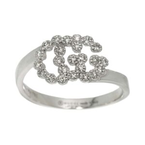 750 刻印 ｜ダイヤモンド[グッチ GUCCI GG ランニング #7 リング ダイヤ K18 WG ホワイトゴールド 750 指輪]を買取しました。【真珠買取リパール】