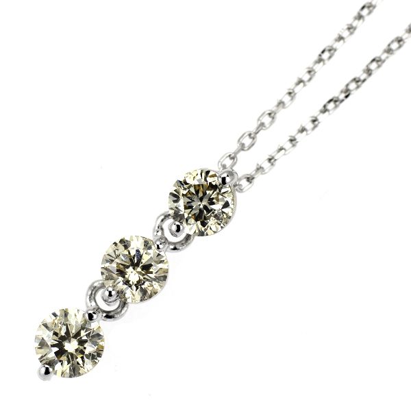 pt850 買取価格 ｜ダイヤモンド[Pt900/ Pt850 ダイヤモンド ペンダントネックレス 0.30ct]を買取しました。【真珠買取リパール】