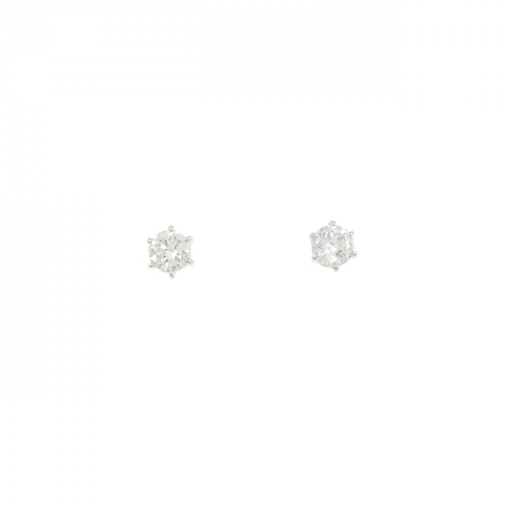 ダイヤモンド 0.9カラット 値段 ｜ダイヤモンド[PT900 ソリティア ダイヤモンド ピアス 0.50CT]を買取しました。【真珠買取リパール】