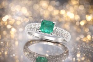 エメラルド 出張買取 ｜エメラルド[タサキ エメラルド ダイヤモンドリング Pt900 5.40g 11号 中宝ソーティング　Jewelry TASAKI Emerald0.65ct Dia0.27ct Ring]を買取しました。【真珠買取リパール】