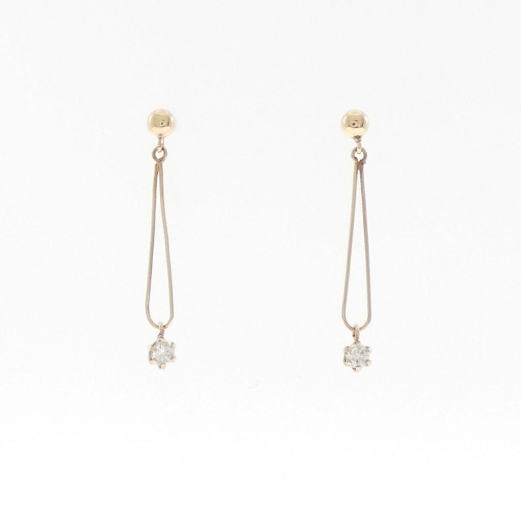 一粒ダイヤピアス 相場 ｜ダイヤモンド[K10PG ダイヤモンド ピアス 0.06CT]を買取しました。【真珠買取リパール】