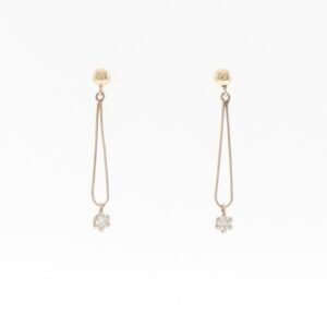 一粒ダイヤピアス 相場 ｜ダイヤモンド[K10PG ダイヤモンド ピアス 0.06CT]を買取しました。【真珠買取リパール】
