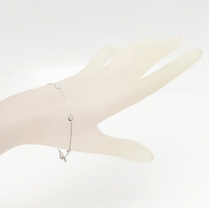 テニス ブレスレット買取価格 ｜ダイヤモンド[VENDOME Aoyama ヴァンドーム青山 ダイヤモンド ブレスレット ダイヤモンド0.12ct Pt950プラチナxPt850プラチナ レディース]を買取しました。【真珠買取リパール】