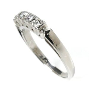 0.27カラット ｜ダイヤモンド[MIKIMOTO ミキモト Pt950プラチナ リング・指輪 ダイヤモンド0.27ct 9.5号 3.4g 一文字 縦爪 レディース]を買取しました。【真珠買取リパール】