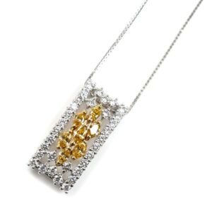 k18 pt850 コンビ 相場 ｜ダイヤモンド[タサキ Pt900/850/K18YG ネックレス ダイヤモンド1.39ct 7.0g ～45cm]を買取しました。【真珠買取リパール】