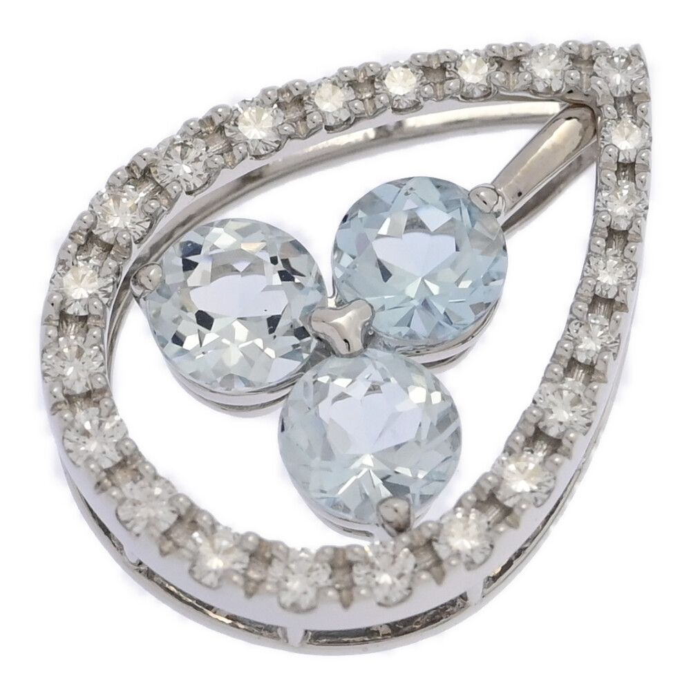 ダイヤモンド 0.3カラット 値段 ｜ダイヤモンド[タサキ・田崎真珠 3way アクアマリン アクワマリン ダイヤモンド ペンダントトップ/K18WG-3.6g]を買取しました。【真珠買取リパール】