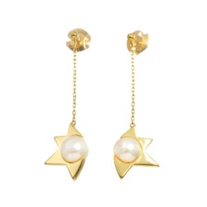 タサキ イヤリング ない ｜真珠[タサキ TASAKI コメット プラス アコヤ真珠 7.0mm ピアス K18 YG 750 パール]を買取しました。【真珠買取リパール】