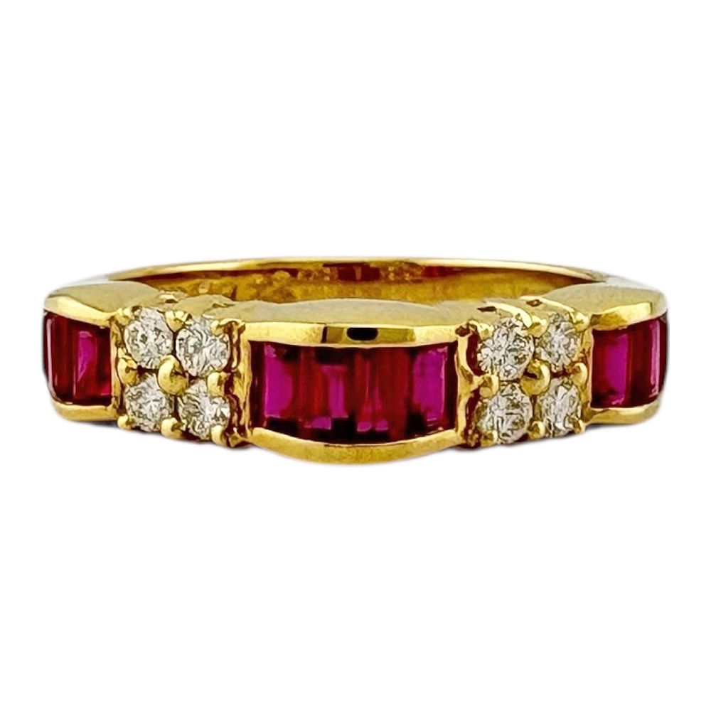 ルビー リング ブランド ｜ルビー[リング 指輪 11.5号 18金 K18イエローゴールド ルビー]を買取しました。【真珠買取リパール】