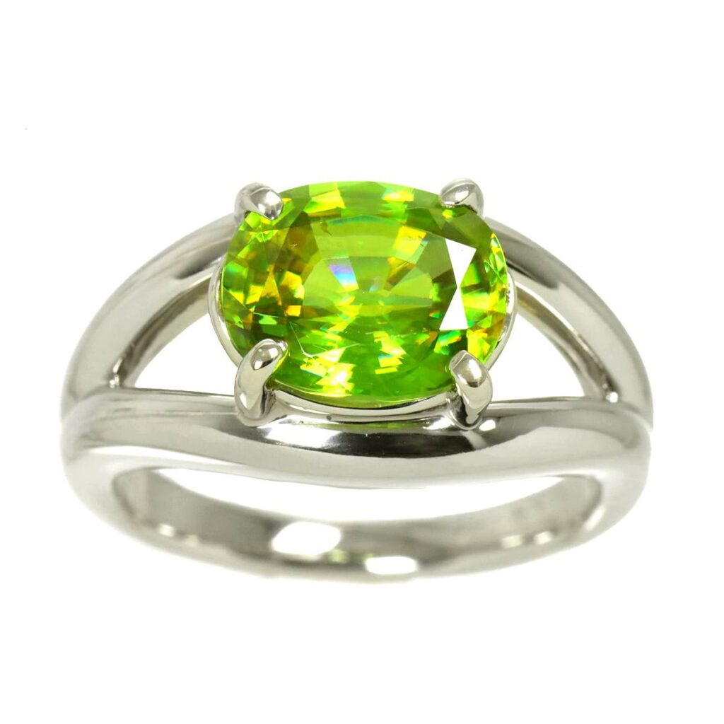 スフェーン 価値 ｜貴金属[TASAKI 13号 リング スフェーン 2.75ct Pt プラチナ 田崎真珠 指輪]を買取しました。【真珠買取リパール】