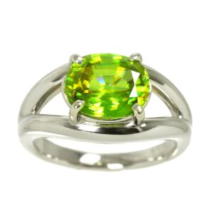 スフェーン 価値 ｜貴金属[TASAKI 13号 リング スフェーン 2.75ct Pt プラチナ 田崎真珠 指輪]を買取しました。【真珠買取リパール】