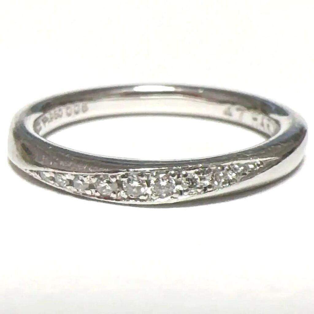 トレセンテ 買取 ｜ダイヤモンド[TRECENTI　トレセンテ　指輪　リング　ダイヤモンド　PT950　7号]を買取しました。【真珠買取リパール】