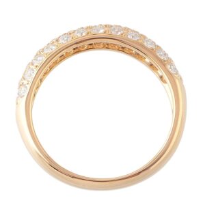 ダイヤ 0.8カラット 買取価格 ｜ダイヤモンド [ミキモト パヴェリング ダイヤ 0.98ct K18YG]を買取しました。【真珠買取リパール】