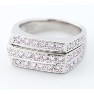 ピンクダイヤモンド 買取相場 ｜ダイヤモンド [ミキモト 天然ピンクダイヤモンドリング 計1.22ct/Pt950]を買取しました。【真珠買取リパール】