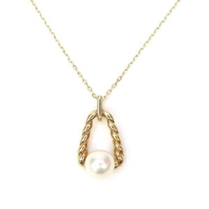 24金 5 グラム 値段 ｜貴金属 [MIKIMOTO ペンダントネックレス K18YG]を買取しました。【真珠買取リパール】