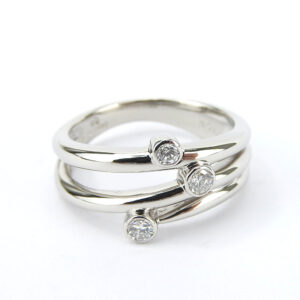 プラチナダイヤ 買取 ｜ダイヤモンド [タサキ リング Pt900 プラチナ ダイヤモンド]を買取しました。【真珠買取リパール】