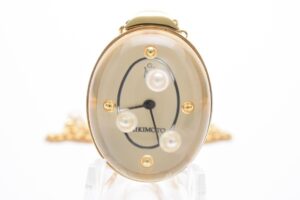 クォーツ 買取 ｜貴金属[MIKIMOTO クォーツ オーバル パールペンダントウォッチ ホワイトゴールド]を買取しました。【真珠買取リパール】