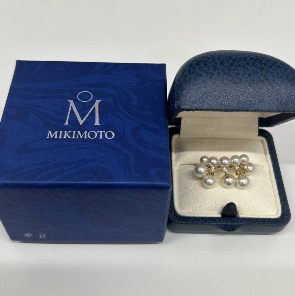 真珠 指輪 ｜アコヤ真珠[K18 MIKIMOTO 箱付き 真珠リング]を買取しました。【真珠買取リパール】