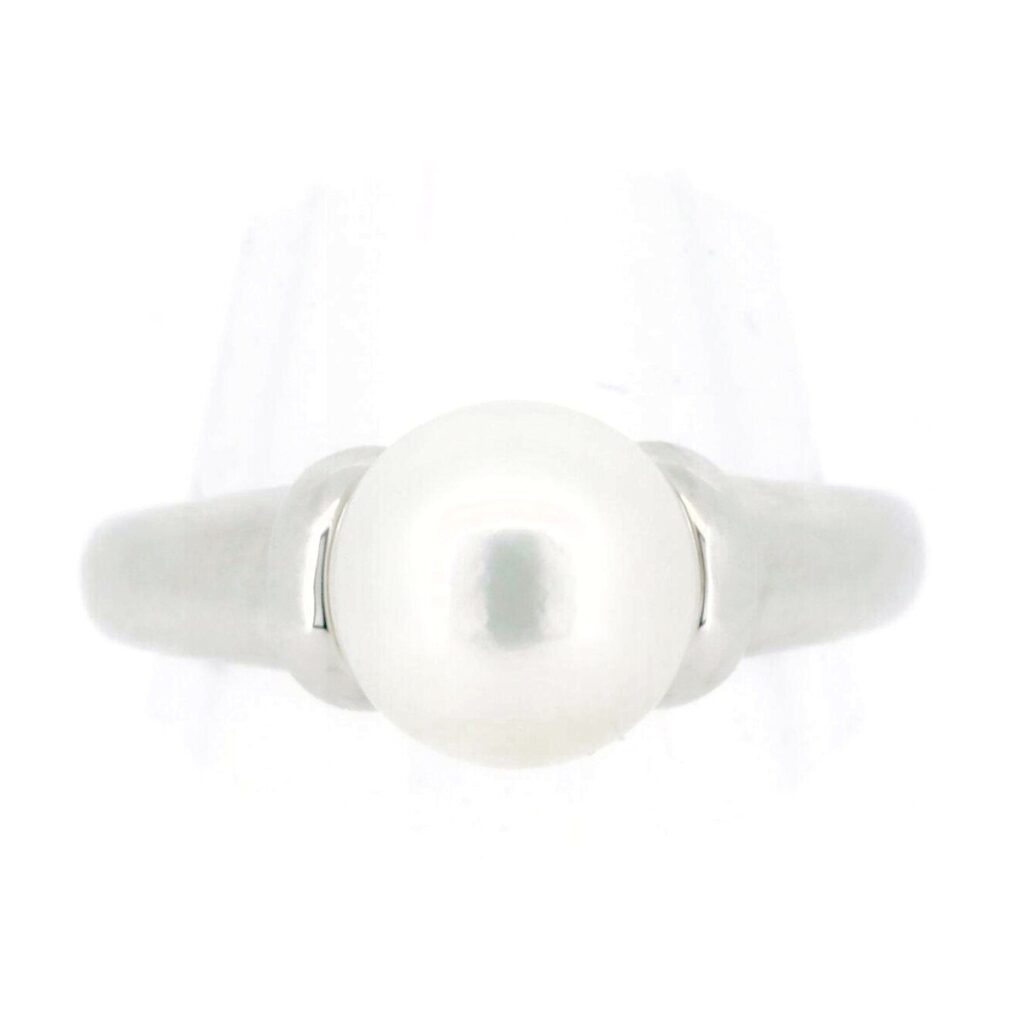 指輪 買取 価格 ｜アコヤ真珠[ミキモト パール リング 指輪 8.5ミリ 11.5号 Pt950(プラチナ)]を買取しました。【真珠買取リパール】