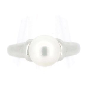 指輪 買取 価格 ｜アコヤ真珠[ミキモト パール リング 指輪 8.5ミリ 11.5号 Pt950(プラチナ)]を買取しました。【真珠買取リパール】