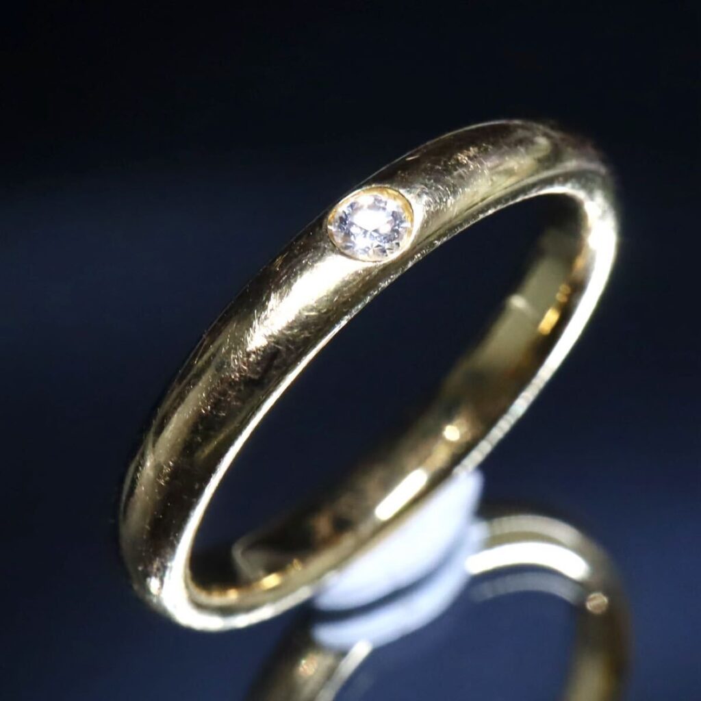 ハリーウィンストン 買取 ｜ダイヤモンド[HARRY WINSTON(ハリー・ウィンストン)K18 天然ダイヤリング]を買取しました。【真珠買取リパール】