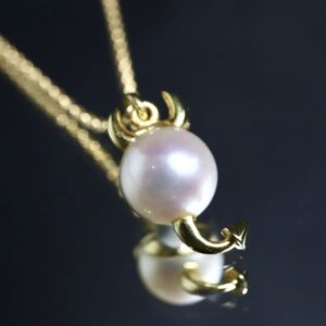 18k 相場 ｜貴金属 [TASAKI K18 アコヤ本真珠トップ付きネックレス◆約6.0mm珠]を買取しました。【真珠買取リパール】