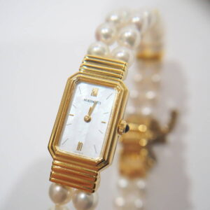 18k 買取価格 ｜貴金属 [MIKIMOTO 腕時計 パール付き 18K GOLD ELECTRO PLATED]を買取しました。【真珠買取リパール】