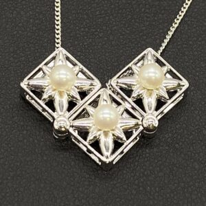 真珠ネックレス 買取 ｜アコヤ真珠[TASAKI 真珠ネックレス SILVER]を買取しました。【真珠買取リパール】