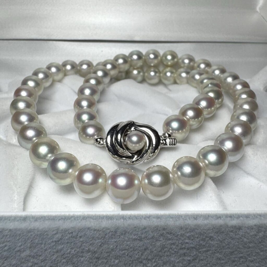 ジュエリー 買取 ｜アコヤ真珠 [タサキ 大珠 パールネックレス]を買取しました。【真珠買取リパール】