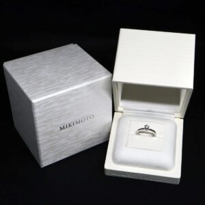 ミキモト ダイヤ リング ｜ダイヤモンド[ミキモト 天然ダイヤモンドリング 約8号]を買取しました。【真珠買取リパール】
