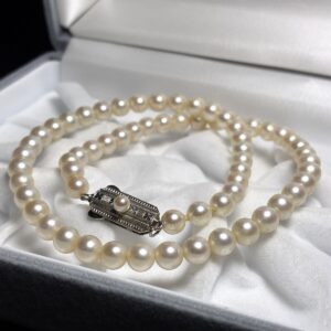 真珠 買取 ｜アコヤ真珠[MIKIMOTO アコヤ真珠 ネックレス]を買取しました。【真珠買取リパール】